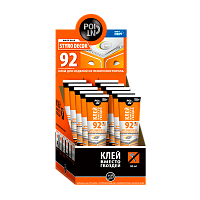 Клей POINT 92 вместо гвоздей 80мл для пенополистирола BOX10 шоу-бокс (1/10)