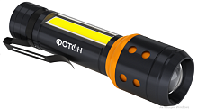 Фонарь универсальный Фотон MSА-700 1W от аккумулятора черный оранжевый (1/10/40)
