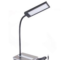 Светильник настольный ЭРА NLED-446 9W 220V 30LED на основании сенс. 4 ур.ярк. черный (1/8)