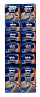 Бритва одноразовая Gillette "BLUE3" 3 лезвия 10шт. на карте (10/120)