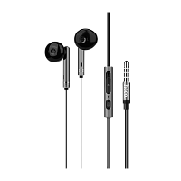 Наушники вставные HOCO M26 с микр. серый (1/20/160)