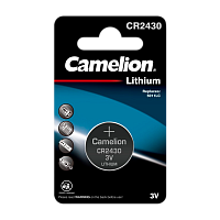 Батарейка Camelion CR2430 BL1 Lithium 3V (1/10/1800)