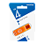 Флеш-накопитель Smartbuy Glossy 4GB USB2.0 пластик оранжевый