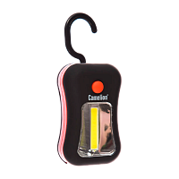 Фонарь туристический Camelion LED51520 3W 3COB от батареек IPX4 черный (1/8/24)