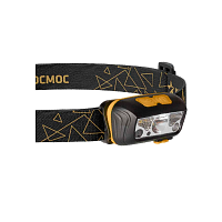 Фонарь налобный Космос 505Lit 2WXPELED+2WSMDLED+кр.свет от аккум IP54 6 реж т.сер/оранж (1/30/120)