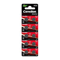 Батарейка Camelion G2/LR726/LR59/396A/196 BL10 Alkaline 1.5V (10/100/3600)