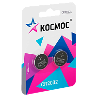 Батарейка Космос Plus CR2032 BL2 Lithium 3V (2/640) 