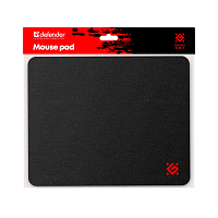 Коврик для мыши Defender Black ONE 200х250х2 черный (1/100)