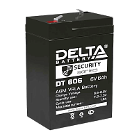 Аккумулятор свинцово-кислотный Delta DT 606 6V 6Ah (1/20)
