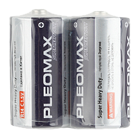 Батарейка Pleomax Super R14 C Shrink 2 Heavy Duty 1.5V (2/24/480/9600)