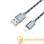 Кабель Borofone BX24 USB (m)-Lightning (m) 1.0м 2.4A нейлон серый (1/648)