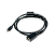 Кабель Atcom USB (f)-microUSB (m) 0.8м силикон черный (1/10/500)