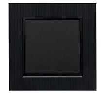 Выключатель Makel KAREA LINE STAR 1-клав.10A черный 86054001
