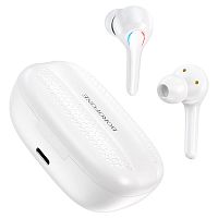 Наушники вставные Borofone BW11 bluetooth 5.1 белый (1/18/108) 