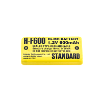 Аккумулятор ET H-F600 6.0*17.0*37.0, 1.2В, 550мАч, Ni-MH