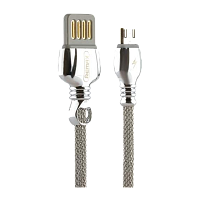 Кабель Remax RC-058m King USB (m)-microUSB (m) 1м 2.1A серебряный
