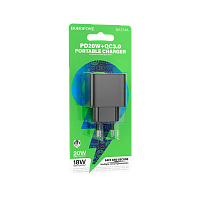 Сетевое З/У Borofone BAS14A 1USB/Type-C 3.0A 20W черный (1/64/256)