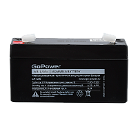 Аккумулятор свинцово-кислотный GoPower LA-615 6V 1.5Ah клеммы T1/ F1 (1/20)