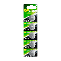 Батарейка GP CR2450 BL5 Lithium 3V (5/100/1000) R