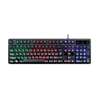 Клавиатура проводная Defender GK-196L Arx игровая USB 1.5м черный (1/10)