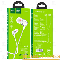 Наушники внутриканальные HOCO M85 с микр. серебряный (1/16/160)