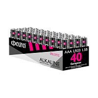 Батарейка Фаzа LR03 AAA BOX40 Alkaline 1.5V (40/480)