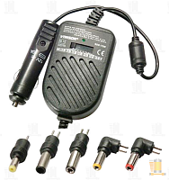 Блок питания автомобильный Vanson SDR-70W AP-1 2900-3500 mA, для ноутбуков, 6 разъемов