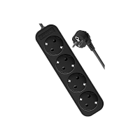 Удлинитель Defender M430 4р.С/З 10A 3.0м черный (1/45)