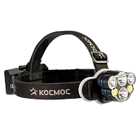 Фонарь налобный Космос KOC852Lit от аккумулятора (1/60)