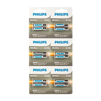 Батарейка Philips Entry LR03 AAA BL12 (2*6) Alkaline 1.5V отрывные (12/96/288/19584)