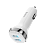 Автомобильное З/У HOCO Z40 2USB 2.4A белый (1/12/120)