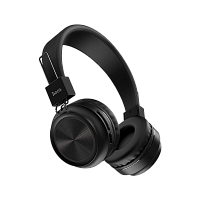 Наушники полноразмерные HOCO W25 bluetooth 5.0 с микр. microSD черный (1/10/30)