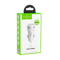 Автомобильное З/У HOCO Z27A 1USB 3.0A белый (1/10/100)