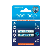 Аккумулятор предзаряженный RTU Panasonic HR03 AAA BL2 NI-MH eneloop 750mAh (2/20/240)