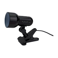 Светильник настольный Ultraflash UF-381 40W 230V E27 прищепка ЛОН черный (1/40)