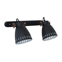 Светильник настенный Camelion WML-428-2 New York 40W 230V E27 черный (1/6)