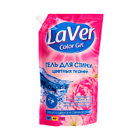 Гель для стирки цветного белья LaVer 1л дой-пак (1/6)