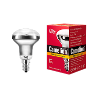Лампа накаливания зеркальная Camelion R50 E14 40W 220-240V рефлектор матовая (1/100)