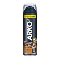 Гель для бритья и умывания Arko ENERGIZING COFFEE 200мл (1/24)