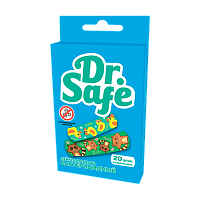 Пластырь бактерицидный Dr.Safe ANIMAL 7.2см x 1.9см на нетканой основе 20шт.