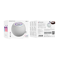 Портативная колонка Borofone BR23 bluetooth 5.1 FM/TF/USB/AUX белый (1/50) 