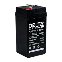 Аккумулятор свинцово-кислотный Delta DT 6023 6V 2.3Ah (1/30) 