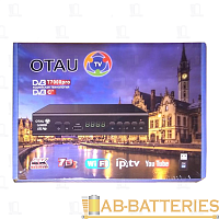 Приставка для цифрового ТВ OTAU T7000Pro DVB-T/T2 металл черный (1/60) 