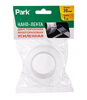 Нано-лента Park акрил 1м*30мм двусторонняя прозрачный (1/12/204)