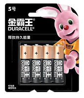 Батарейка Duracell Basic LR6 AA BL4 Alkaline 1.5V CN (Китай) (4/48/288)