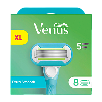 Сменные кассеты Gillette "Venus EMBRACE Extra Smooth" 5 лезвий 8шт. (цена за 1 шт) ENG (8/80) 