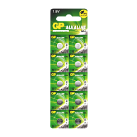 Батарейка GP G3/LR736/LR41/392A/192 BL10 Alkaline 1.5V отрывные (10/250/5000)