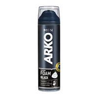 Пена для бритья Arko Men BLACK 200мл с активным углем (1/24)