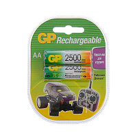 Аккумулятор бытовой GP HR6 AA BL2 NI-MH 2500mAh в пластиковой упаковке (2/20/200)