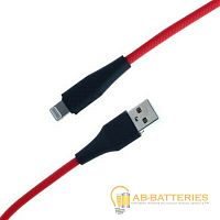 Кабель HOCO X32 USB (m)-Lightning (m) 1м 2.0A силикон красный (1/33/330)